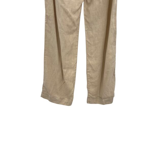 Transit Par-Such Linen Pants Trousers Beige Khaki Tan Size 1 US 6 - Picture 8 of 11